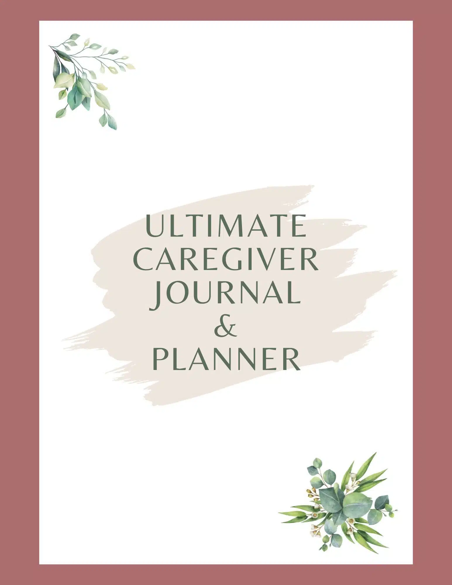 Cover image of the ultimate caregiver journal